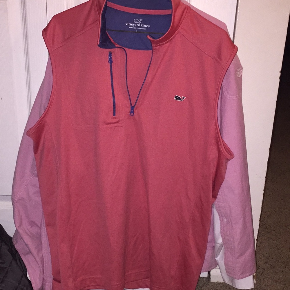 Vineyard Vines pink vest